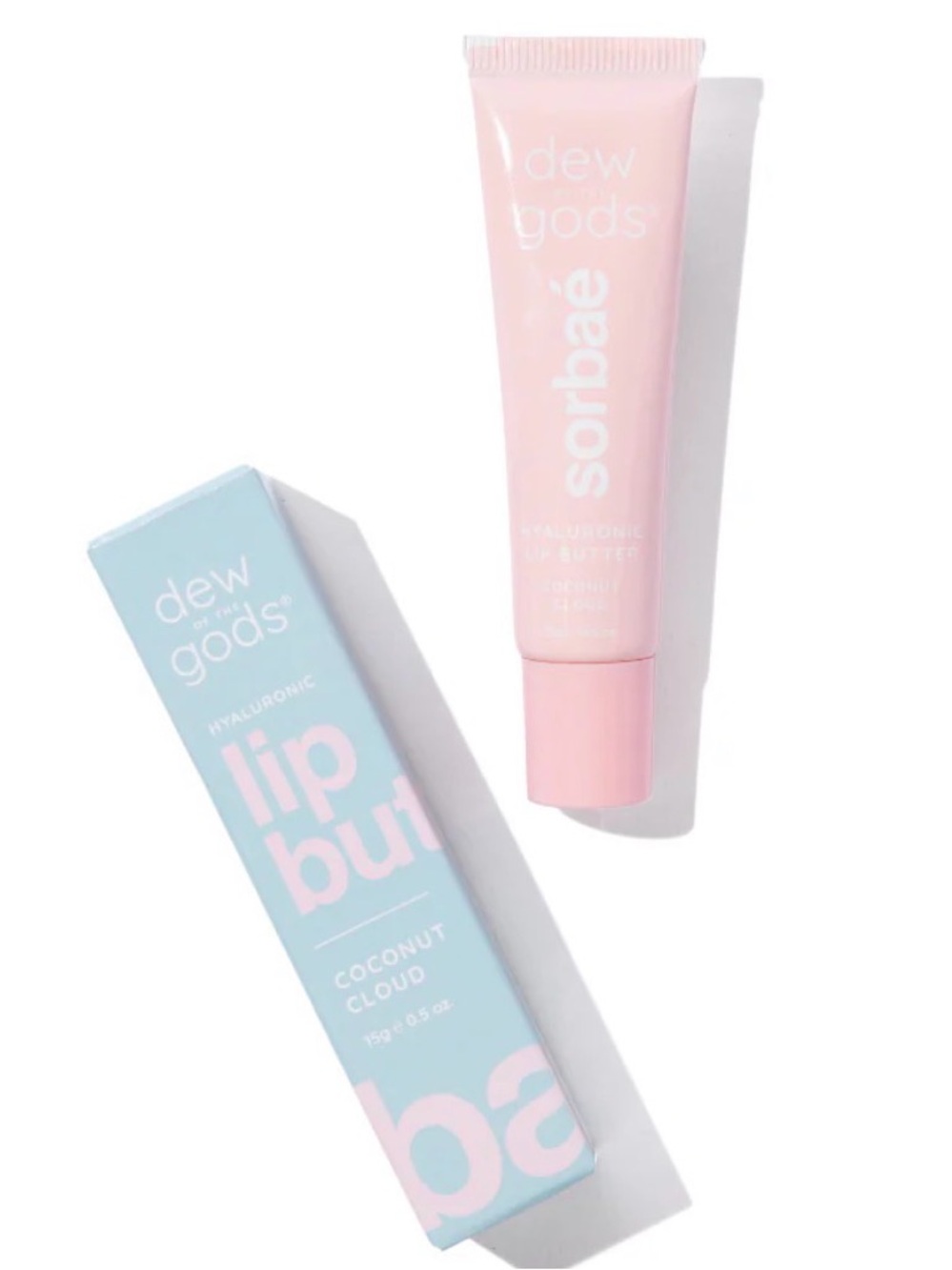 🤍🥥 Duo of the Gods Hyaluronic Lip Butter Coconut Cloud NIB Factory Sealed 🥥🤍